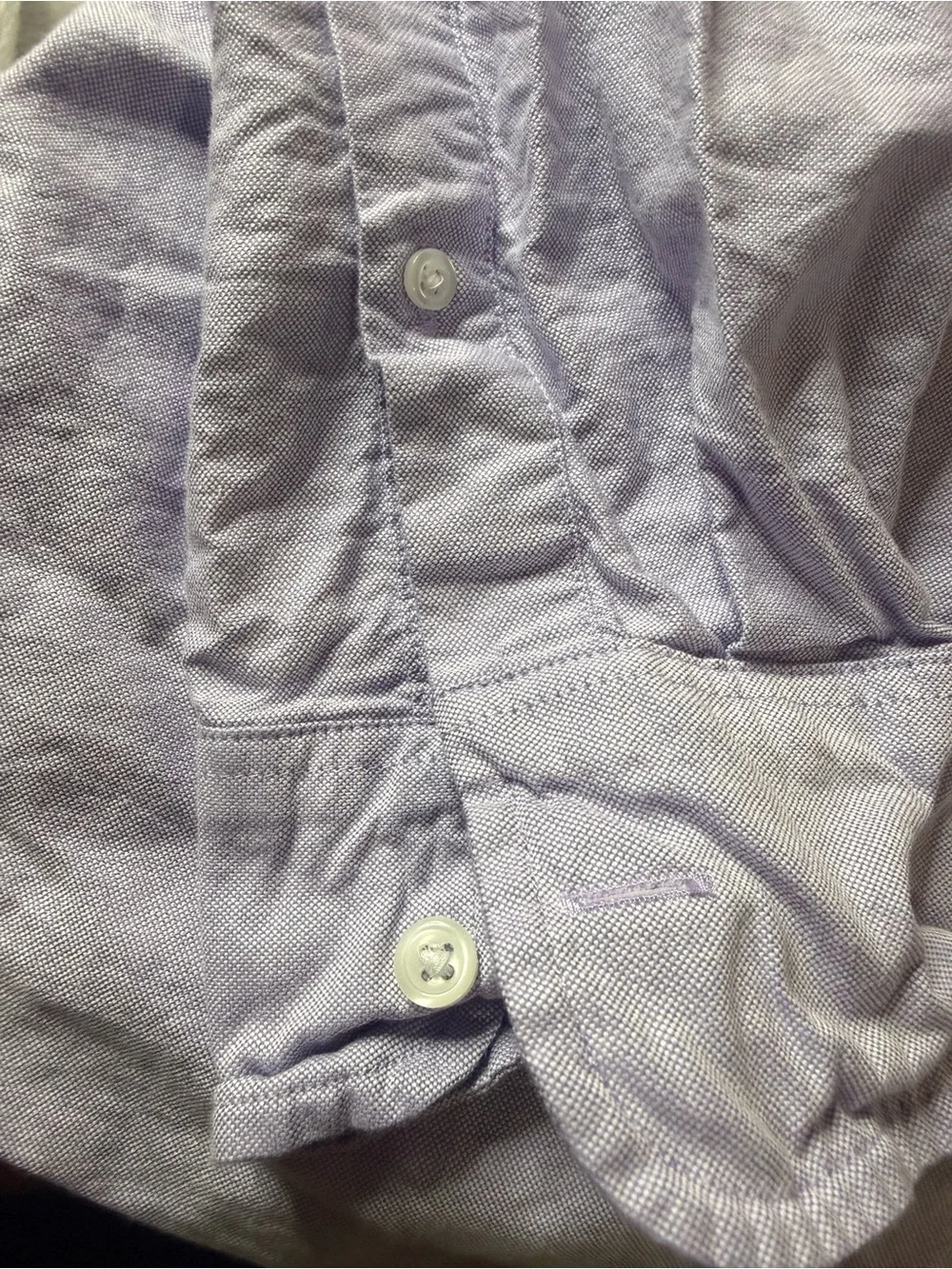J. Crew Men's Light Lavender Button-Down Oxford Shirt